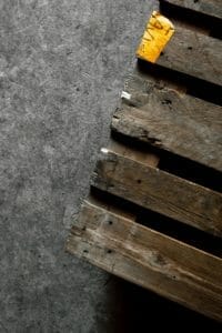 Picture of a hardwood pallet